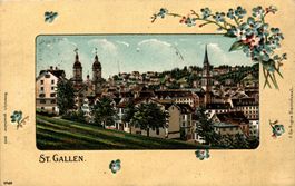 St. Gallen. Stadtansicht