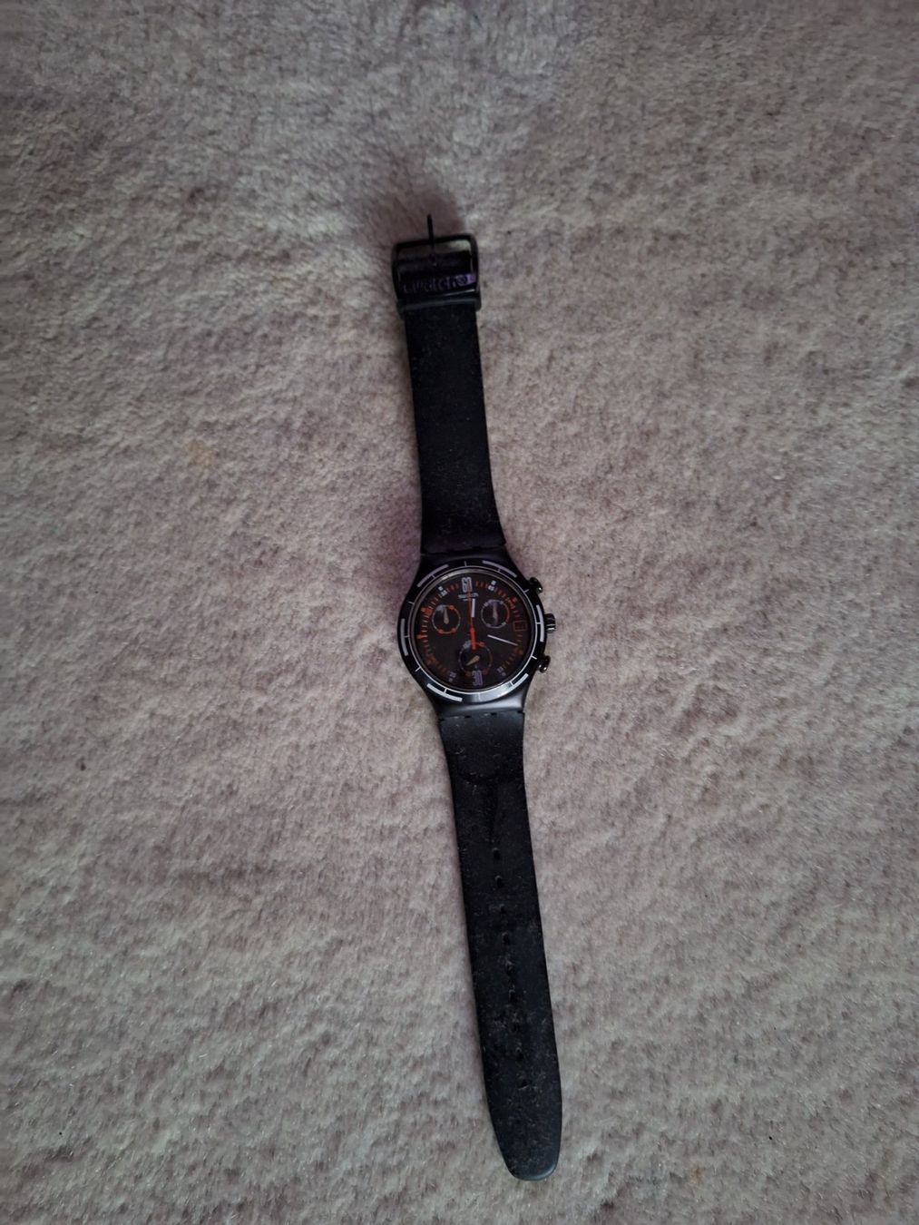 Swatch Orologi: Swatch Uhr Irony Chrono, Schwarz – Nuovo (secondo la descrizione) da Aesch BL venduto da sar_j59l