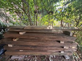 Holzbalken zu verkaufen