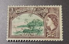 Trinidad und Tobago alte briefmarke