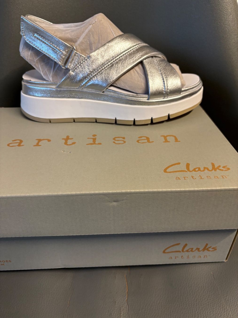 Clarks Scarpe da donna: Sandales Clarks – Nuovo e nell'imballaggio originale da Bonnefontaine venduto da ani_xz7r