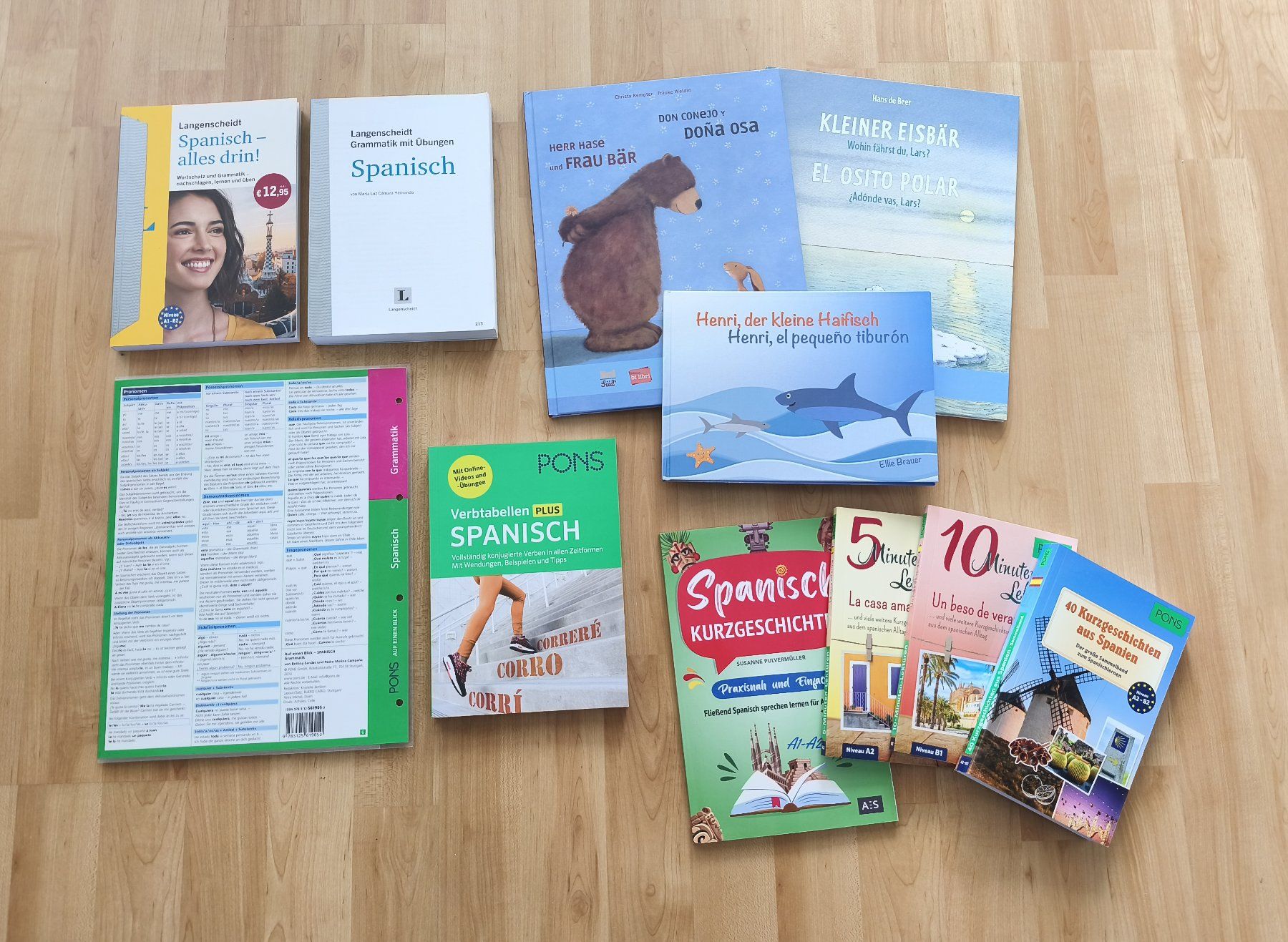 Bücher: Set Spanisch Lehrmittel A1 - B2 – Gebraucht aus Rüti ZH von mome8