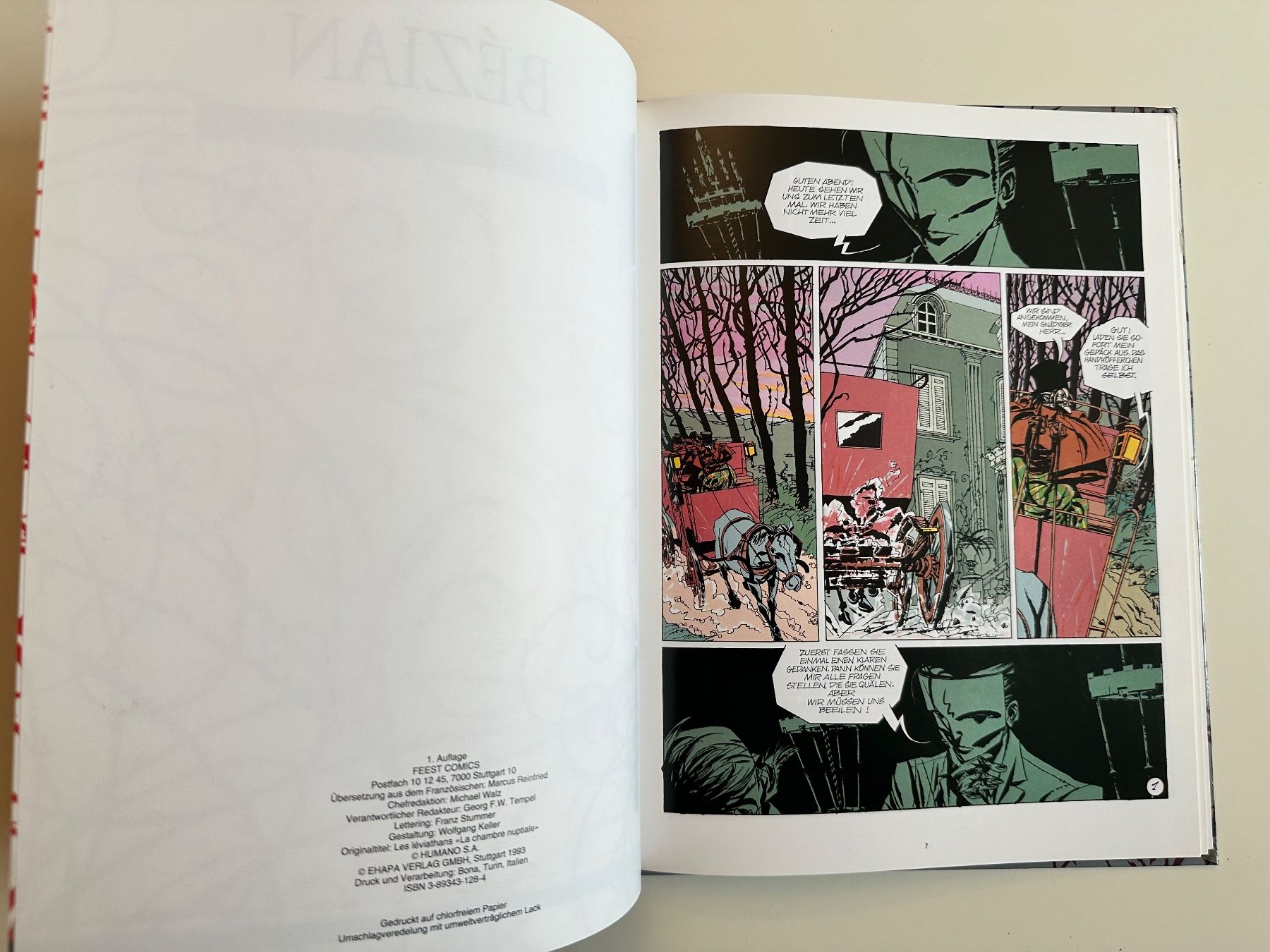 Fumetti: BÉZIAN - Das verborgene Brautgemach - HARDCOVER – Usato da Münsingen venduto da Ganjam 3