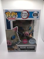 Funko POP - 870 - Inosuke Hashibira - Demon Slayer - Flocked