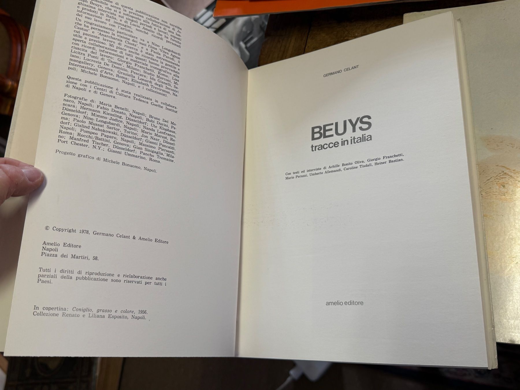 Bücher: BEUYS Joseph Tracce in Italia – Gebraucht aus Bern von Jwpm66 1