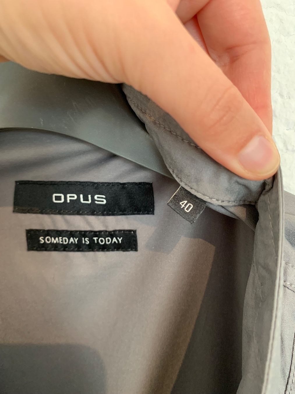 Opus Giacche: Opus Jacke Mantel grau Gr. L / 40 – Usato da Fislisbach venduto da KolibriSecondhand 2