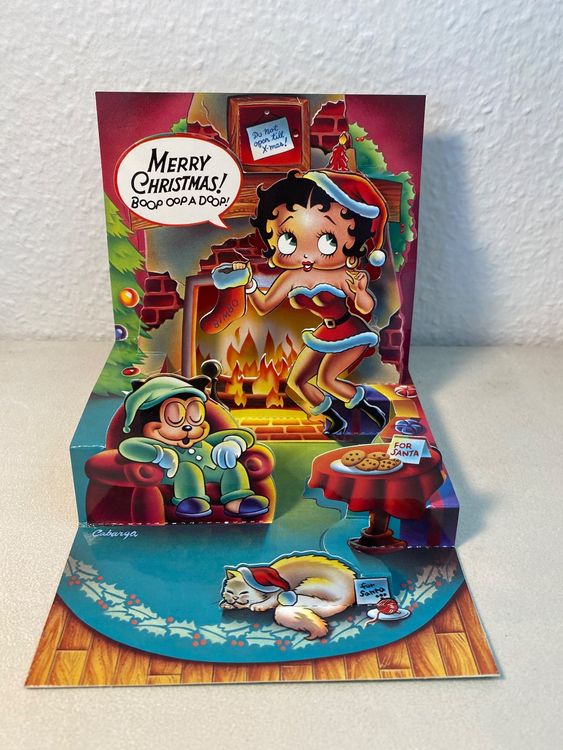 Carte de collection 3D Betty Boop Merry Christmas Kaufen auf Ricardo