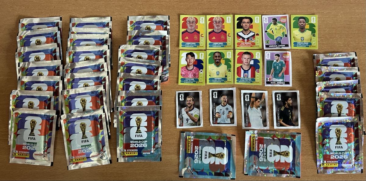 Aufkleber: 29 Pack FIFA World Cup 2026 Panini Sticker – Neu und originalverpackt aus Wil ZH von uhe_nw6s