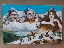 Antike Ansichtskarte Berggesichter -  Eiger, Mönch, Jungfrau