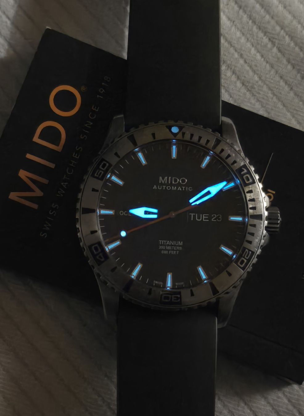Mido Orologi: Mido Ocean Star Captain IV TITANIUM Automatic – Usato da Les Acacias venduto da watinjo 6