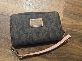 Michael Kors Portemonnaie, braun-gold, praktisch gute Grösse