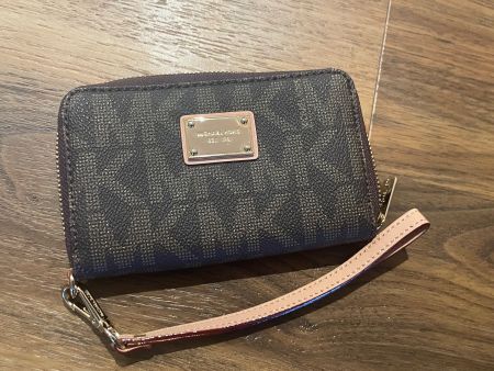 Michael Kors Portemonnaie, braun-gold, praktisch gute Grösse