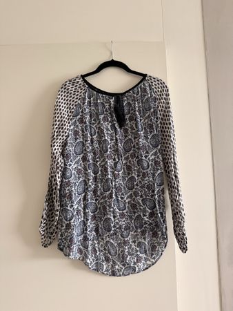 Damen Bluse mit Paisley Muster Grösse S neuwertig