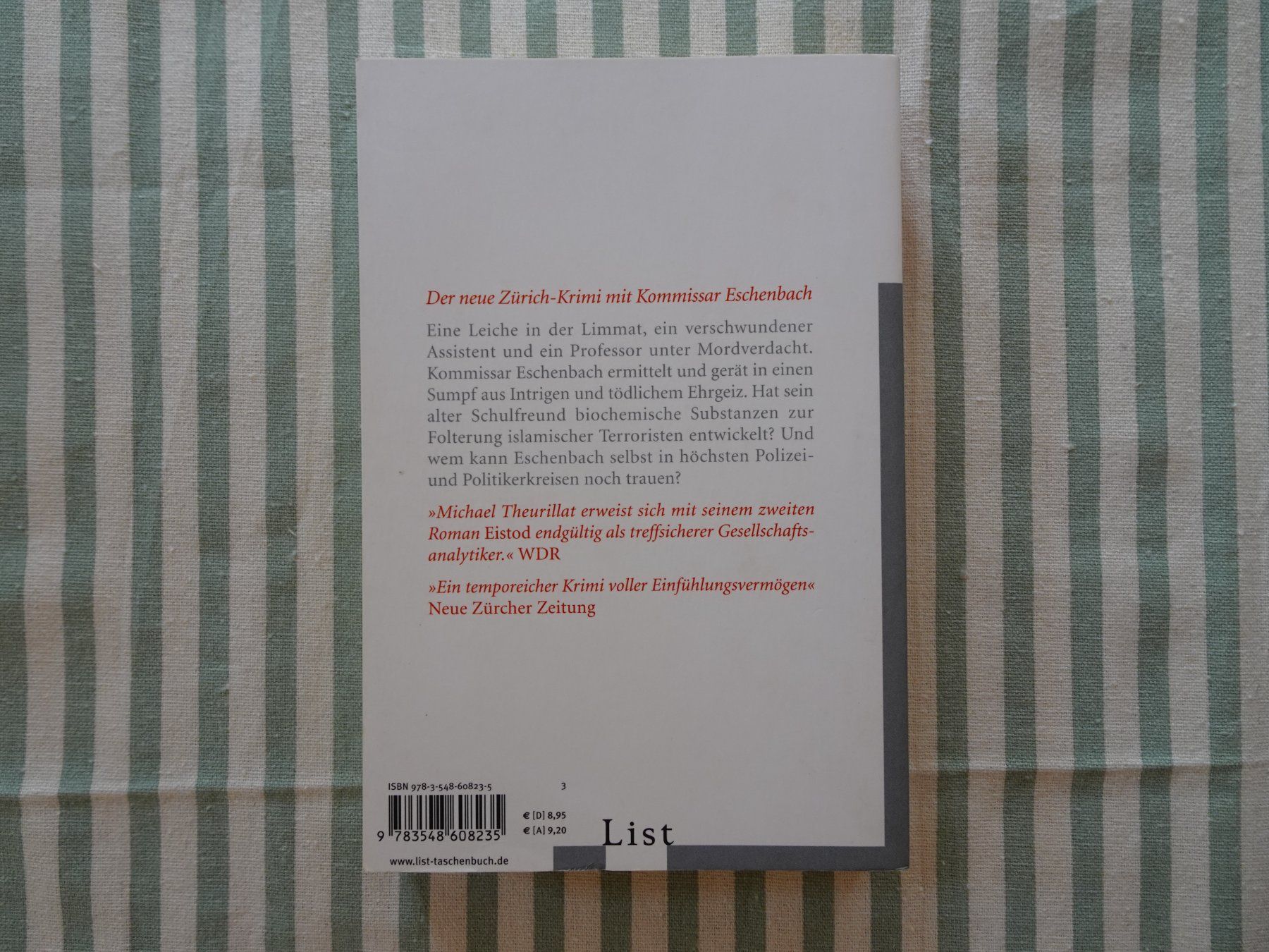 Libri: Michael Theurillat - Eistod - Kriminalroman - B304 – Usato da Küssnacht am Rigi venduto da Bookslove-Divers 1