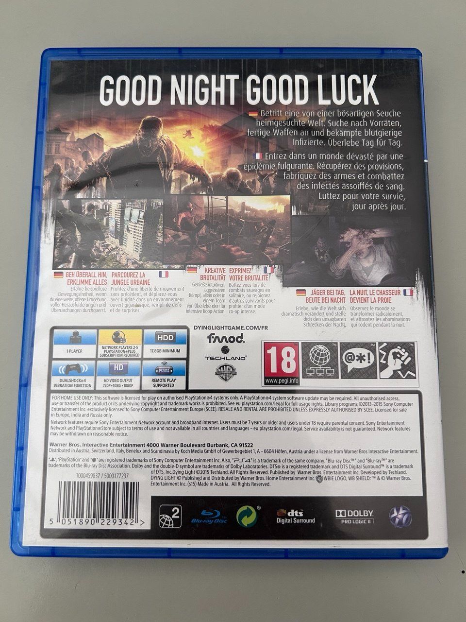 Sony Giochi: Dying Light per PlayStation 4 – Usato da Giubiasco venduto da LorisVale 1