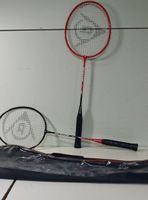Badminton Set Dunlop - Zwei Schläger mit Tasche. (nov641)