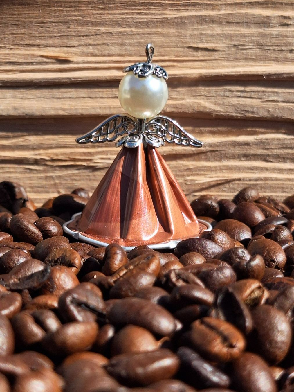 Tutte le decorazioni: Engel dunkel Rosa aus Kaffeekapsel – Nuovo (secondo la descrizione) da Bassersdorf venduto da ReCapsuleDesign