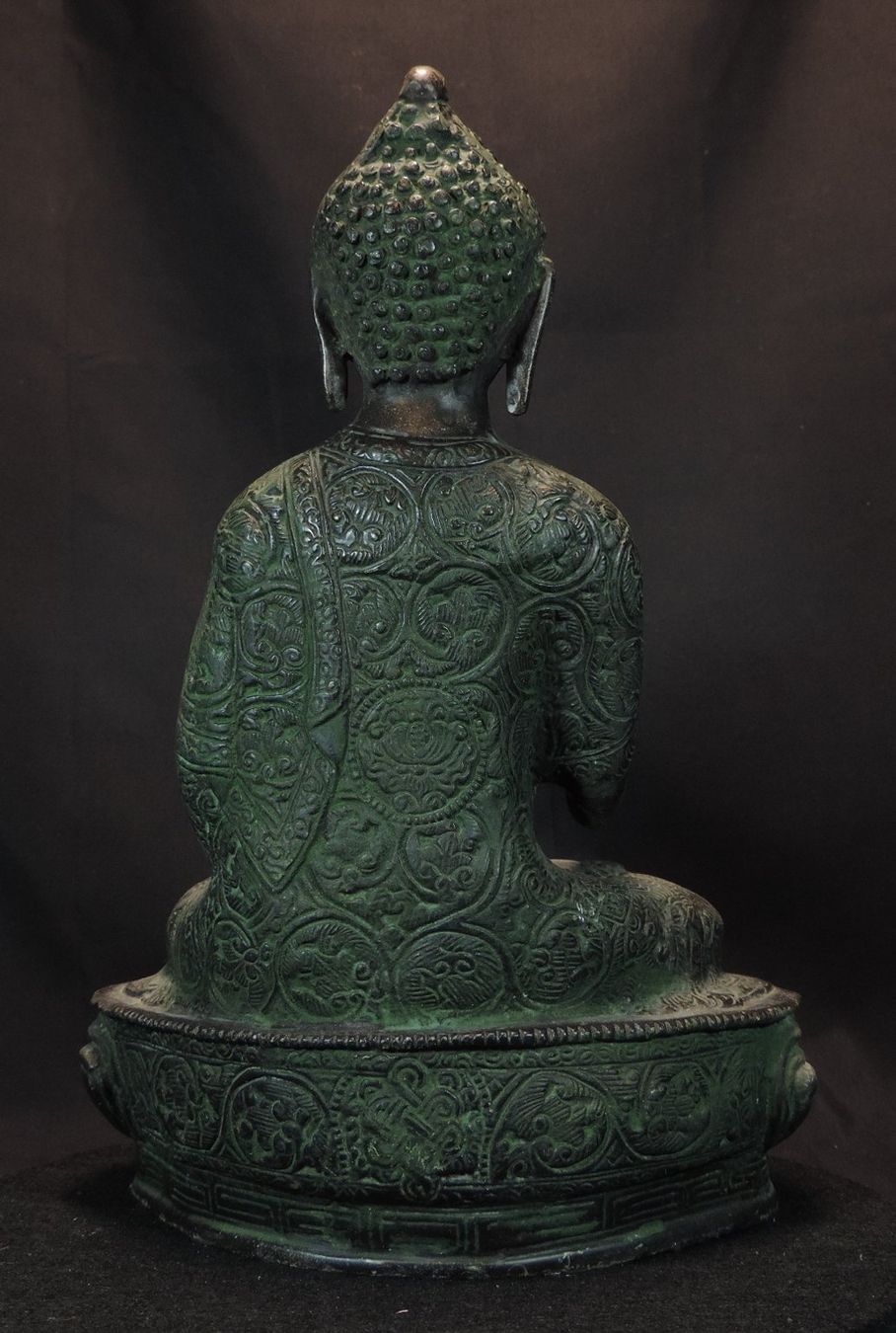 Sculture & Statue: Buddha Figur sitzend mit Sockel, Bronze Buddha – Usato da Duggingen venduto da roterbambus 3