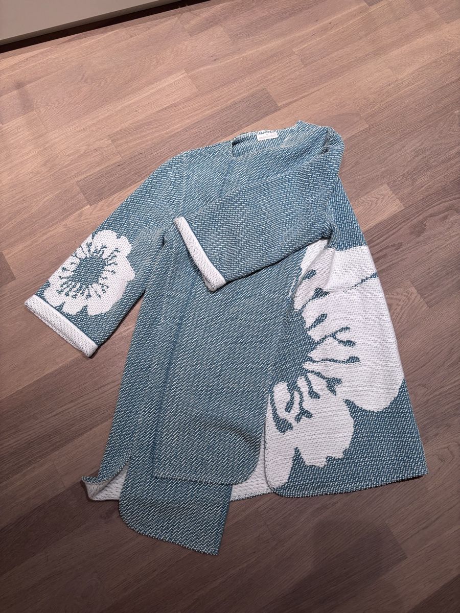 Giacche: Designer Jacke Bruno Manetti mit Blumenmuster Mint/Weiss – Usato da Zug venduto da JasBee 4