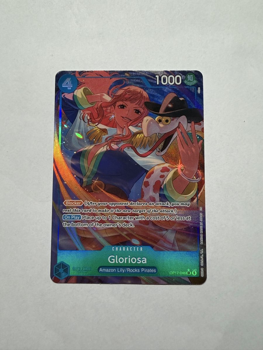Bandai Carte collezionabili: Gloriosa OP17-046 SR ab 1.- – Nuovo (secondo la descrizione) da Kilchberg ZH venduto da TCG-Dealer