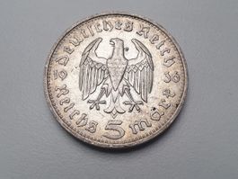 🇩🇪 Third Reich: 5 Reichsmark 1936 F. Silver