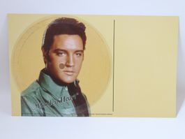 AK Musikpostkarte Elvis Presley Wooden Heart Schallplatte