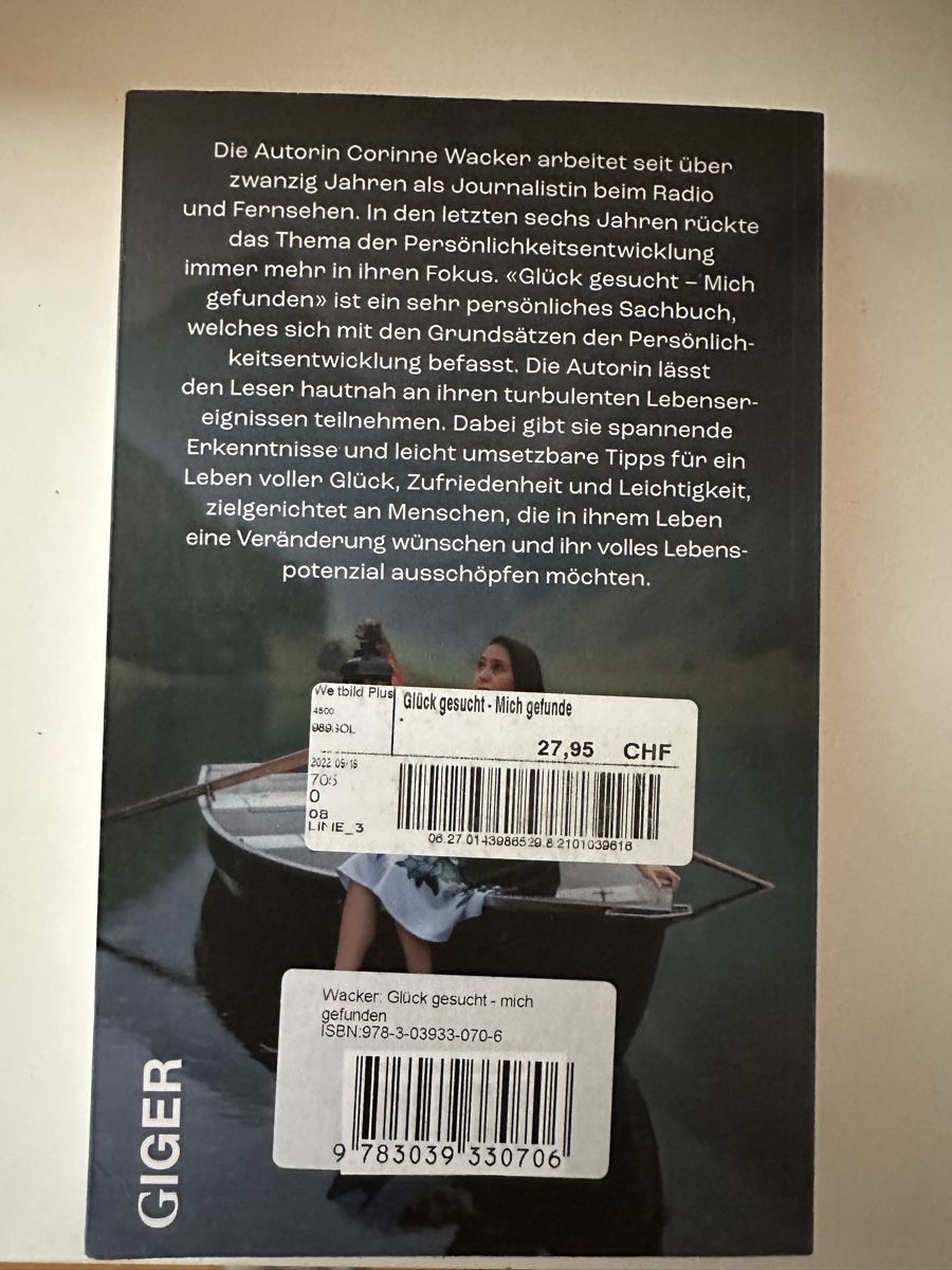 Bücher: Buch Glück gesucht Mich gefunden – Gebraucht aus Bettlach von Kkalena 1