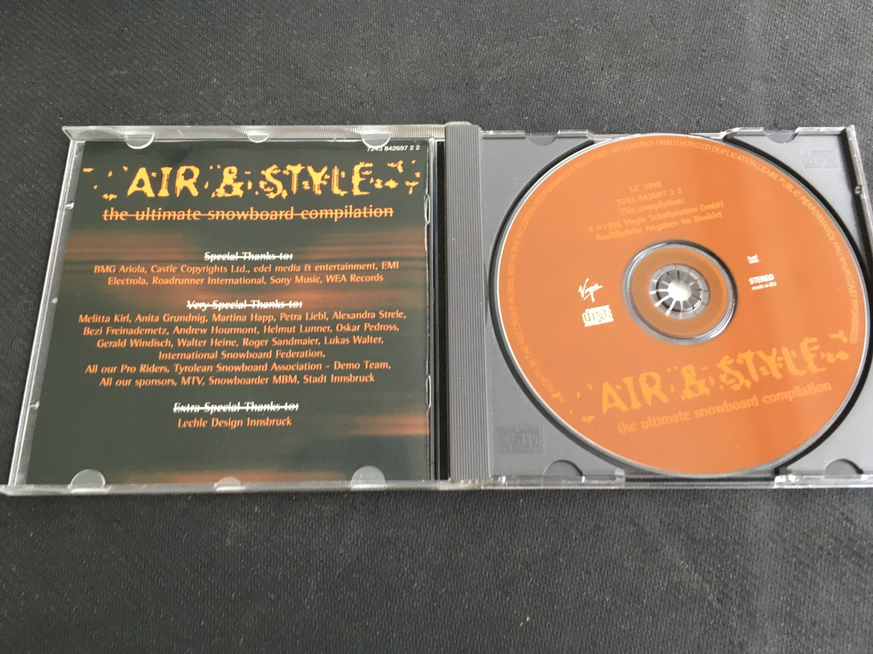 CD: MTV Air & Style The Ultimate Snowboard Compilation -CD- – Usato da St.Gallen venduto da MedienJoe 1