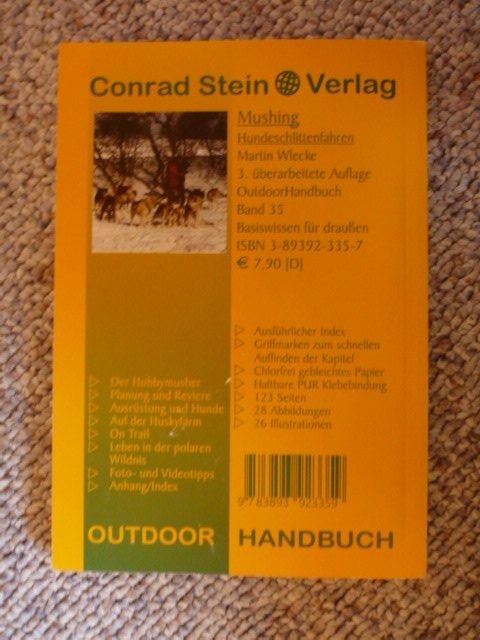 Libri: Mushing / Hundeschlittenfahren – Usato da Sils im Domleschg venduto da Foeniculum 1