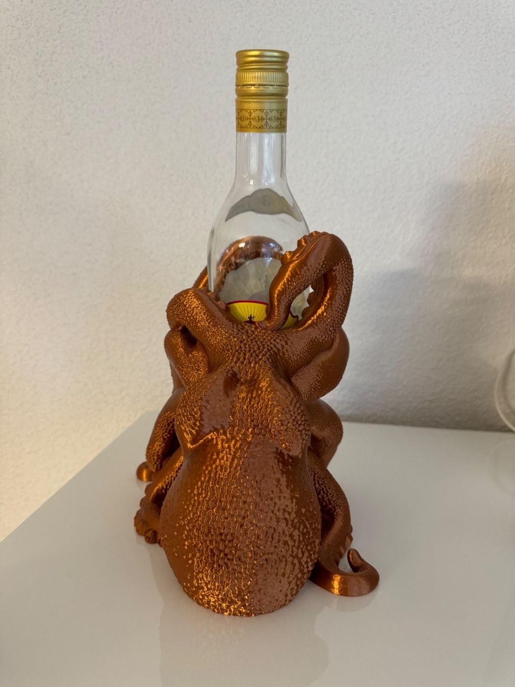 Weingestelle & -ständer: Pieuvre support pour bouteille – Neu (gemäss Beschreibung) aus Vicques von PAMB3D 7