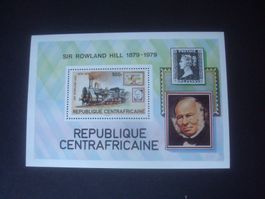 LOT A Zug: zentralafrikanische Republick: Michel Block 70