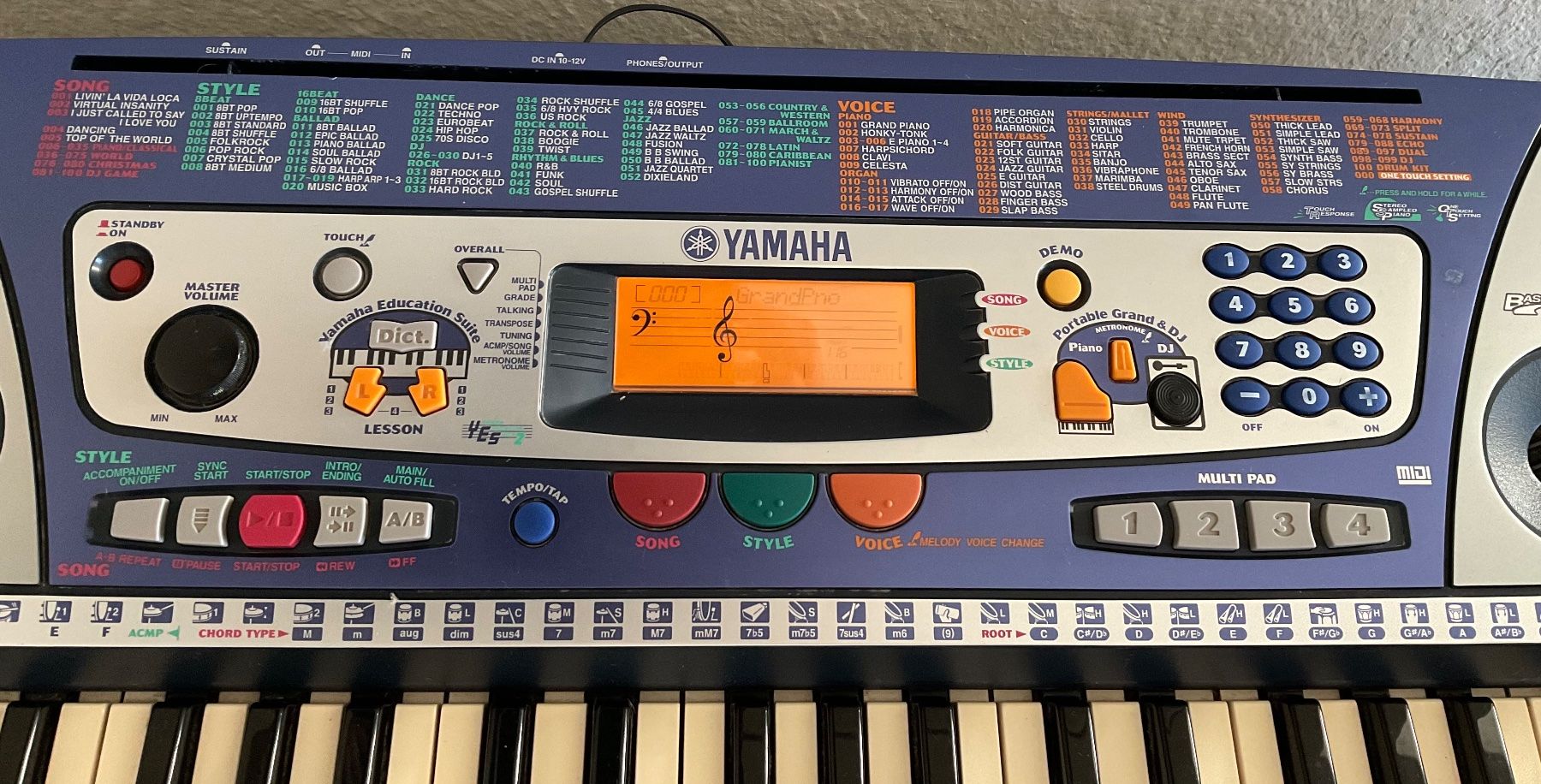Yamaha Musikinstrumente: Keyboard Yamaha -PSR 260 – Gebraucht aus Binningen von LukasRicardo 2