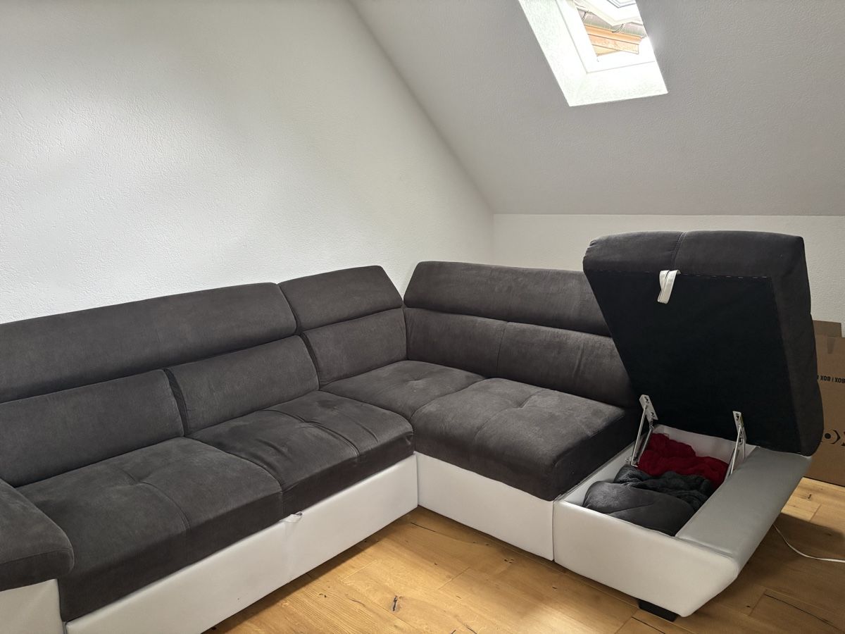 Conforama Divani: Ecksofa mit Schlaffunktion & Stauraum , gut erhalten – Usato da Biel/Bienne venduto da nig_j8st 3