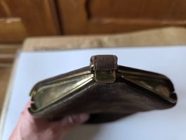 antike kleine Handtasche Tasche Bag Beutel Knips Börse