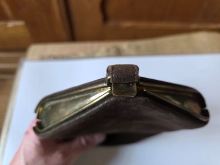 antike kleine Handtasche Tasche Bag Beutel Knips Börse
