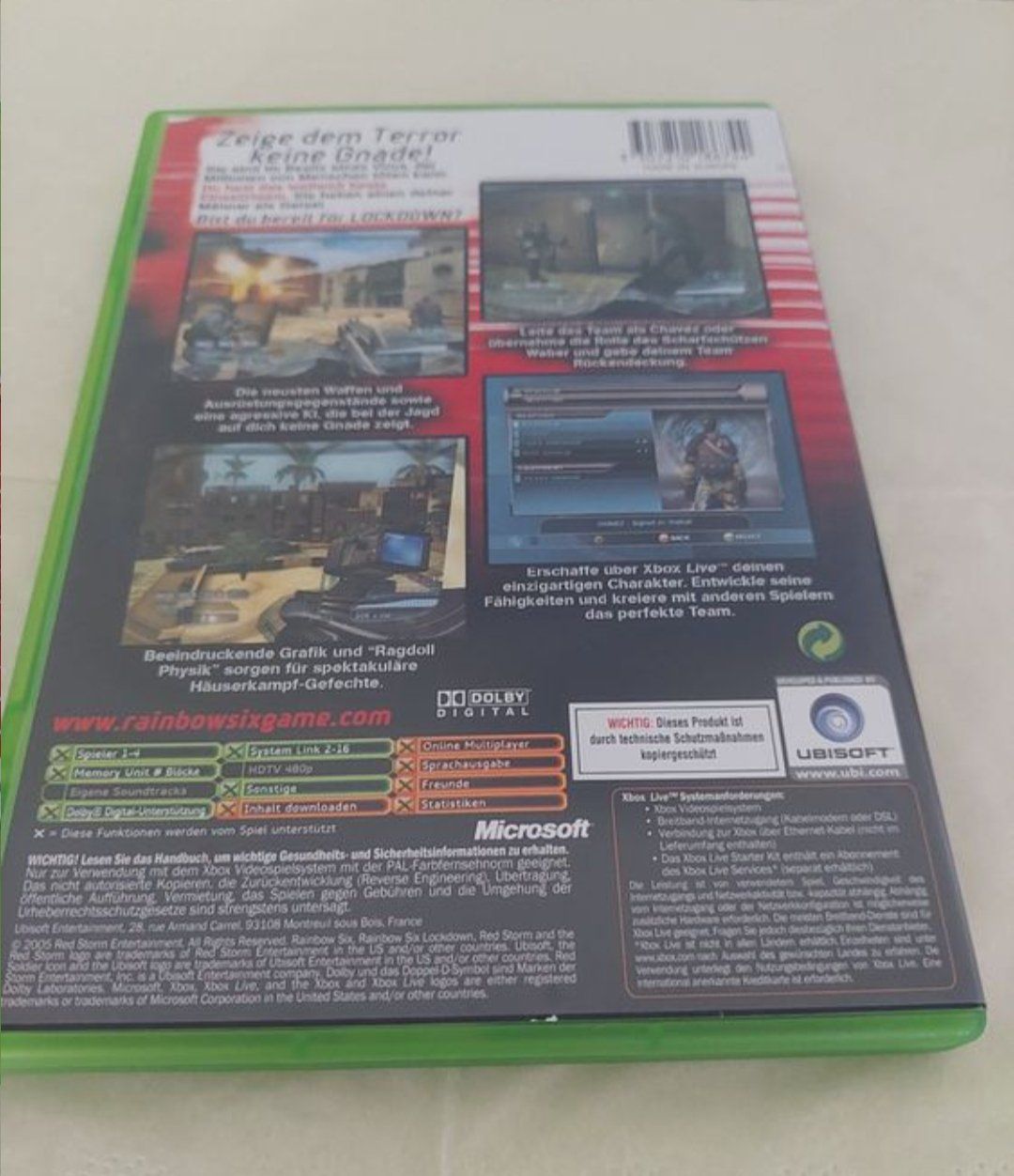 Giochi: Tom Clancy's Rainbow Six Lockdown XBOX 360 – Usato da Köniz venduto da Gamecollect 2