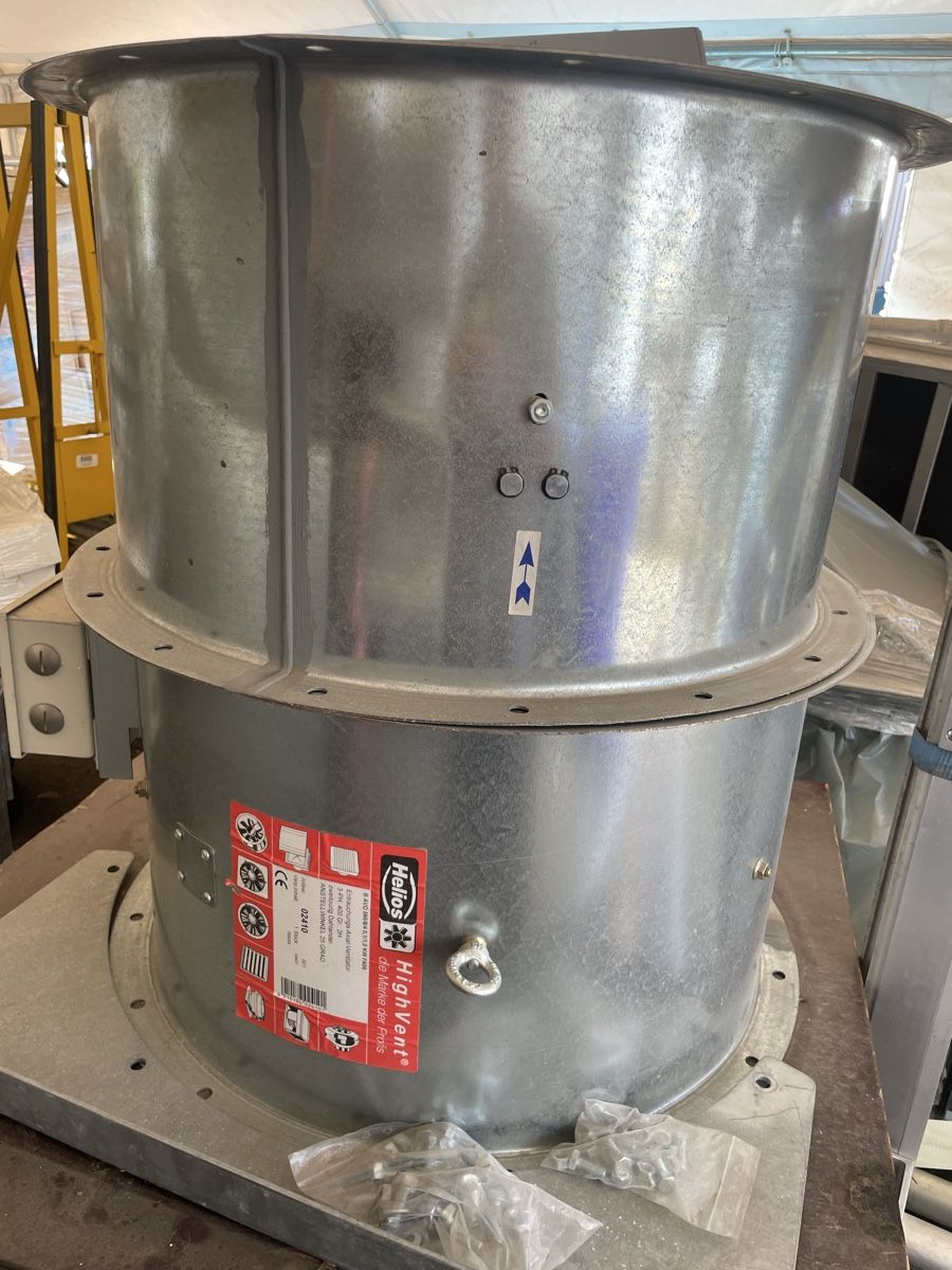 Helios Ventilatoren: Rauchgasventilator mit Klappe – Neu (gemäss Beschreibung) aus Olten von sprusi 1