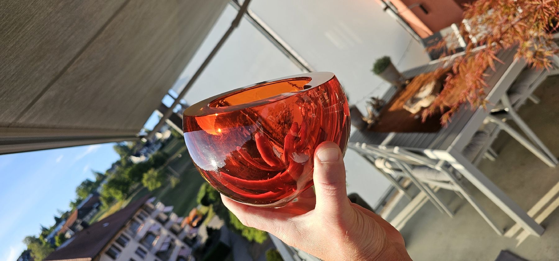 Murano Gläser: Murano Aschenbecher von Flavio Poli.  – Gebraucht aus Kollbrunn von Antikmann 2