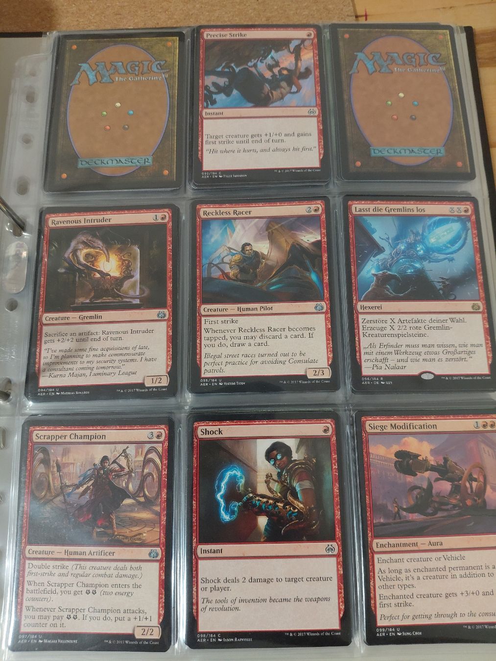 Magic The Gathering Carte collezionabili: Kaladesh und Aether revolt Ordner – Usato da Kehrsatz venduto da Jadeeeee 6