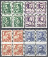 PJ 1935 73-76  Viererblöcke  postfrisch **