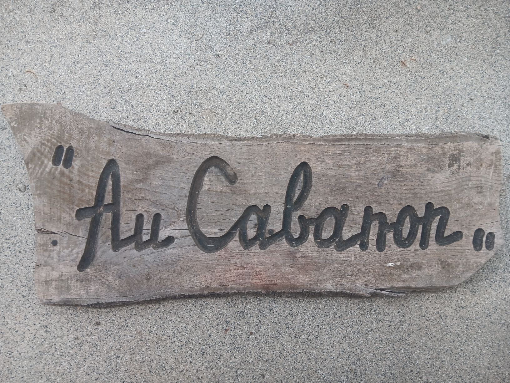Articoli in legno: Panneau en bois "au cabanon" – Usato da Lausanne venduto da Grabock 1