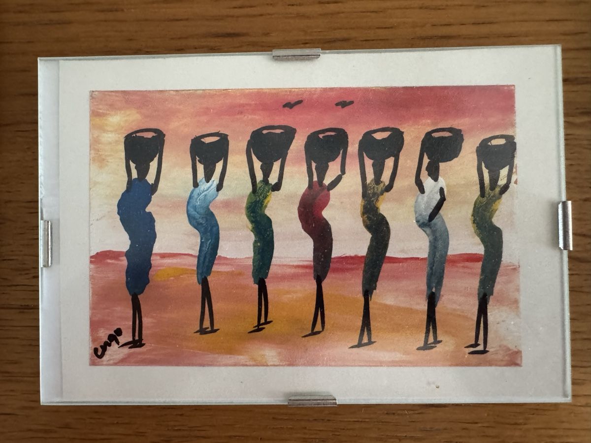 Foto & Immagini: 3 afrikanische Bilder - handgemalt – Usato da Rümikon AG venduto da kar_8vy5 2