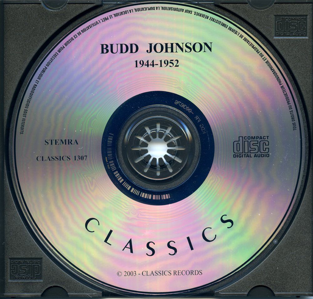 CD: Jazz-CD:  Budd Jonson 1944 - 1952  (Classics) – Usato da Hochfelden venduto da mue_lhm9 2