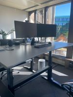 Elektrisch höhenverstellbarer Schreibtisch Euroffice 180x100