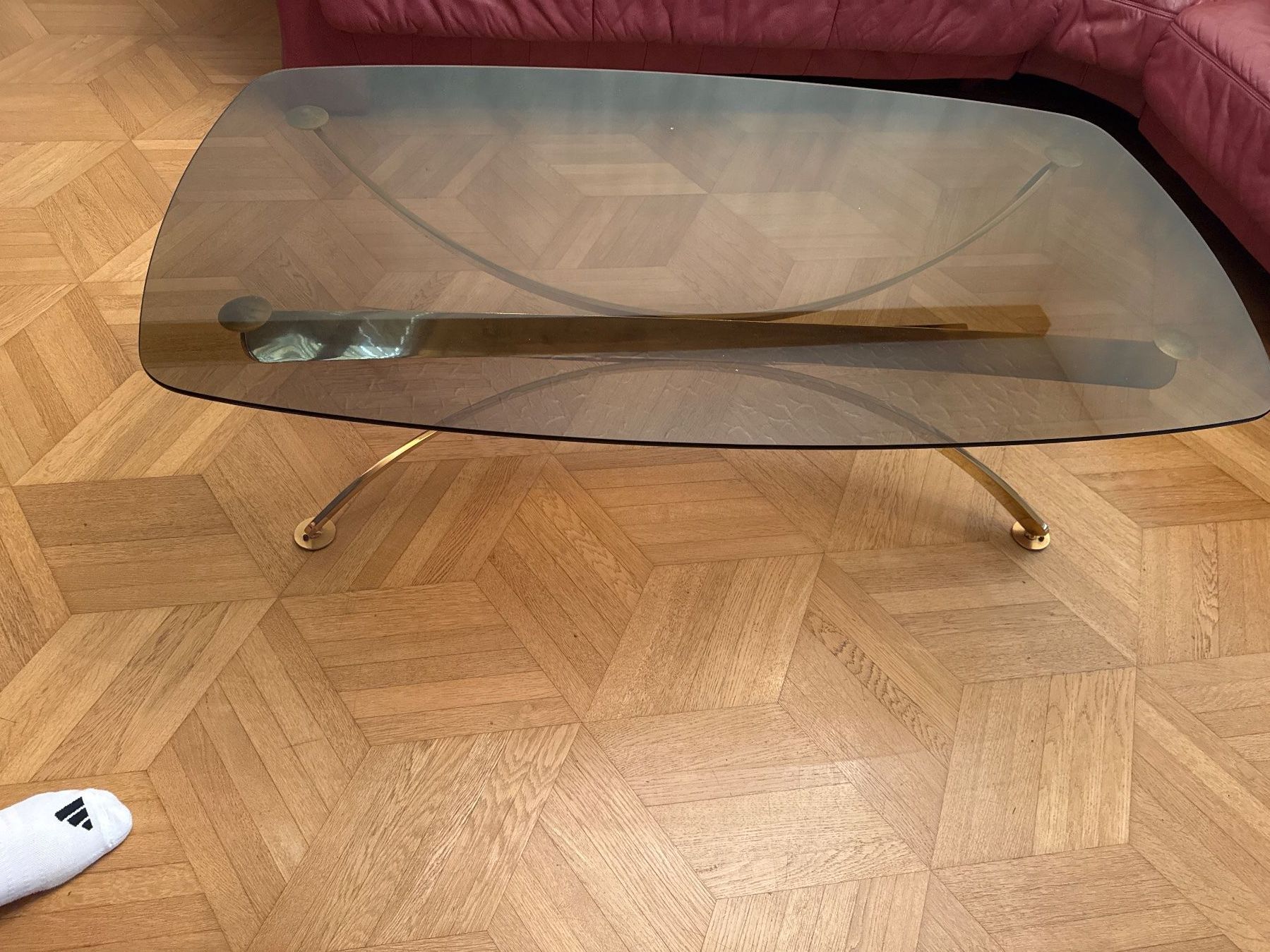 Tavoli: Couchtisch Glas Messing Retro Vintage Wohnzimmer... – Usato da Neuägeri venduto da sch_5tcz 1