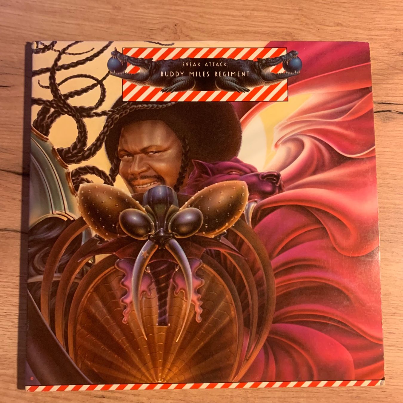 Schallplatten: BUDDY MILES REGIMENT - SNEAK ATTACK...OG US 1981...VG+/VG+ – Gebraucht aus Gals von Diskopat