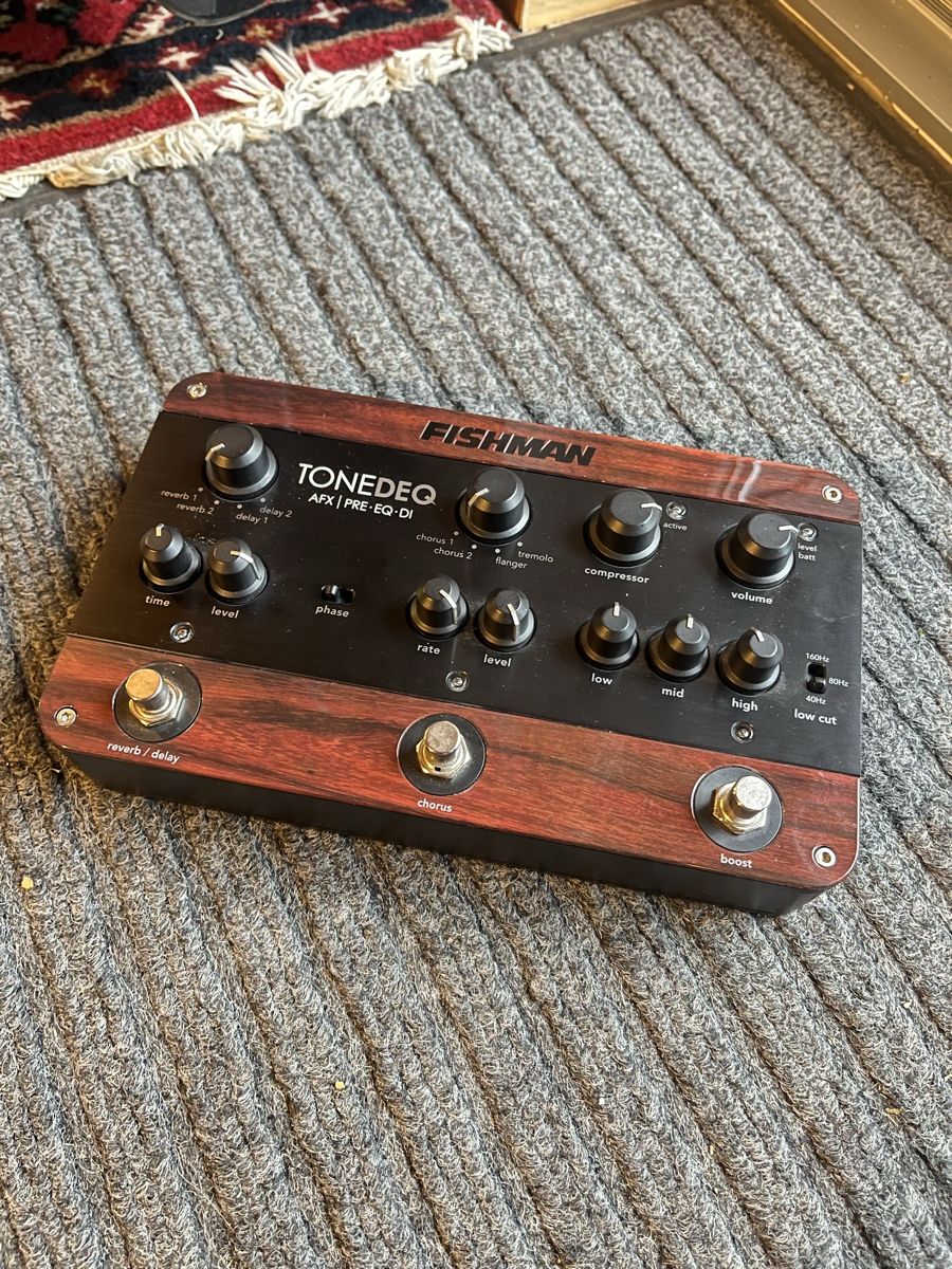 Preamp Fishman tonedeq AFX Pre-EQ guitare acoustique effets (Gebraucht ...