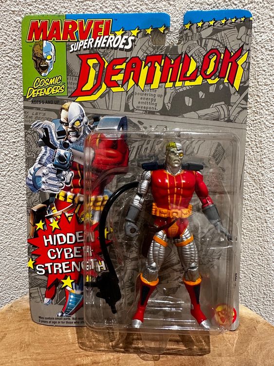 Figurines Marvel Toy Biz – Iron Man, Deathlok, Mr Fantastic, Daredevil – Lot Occasion