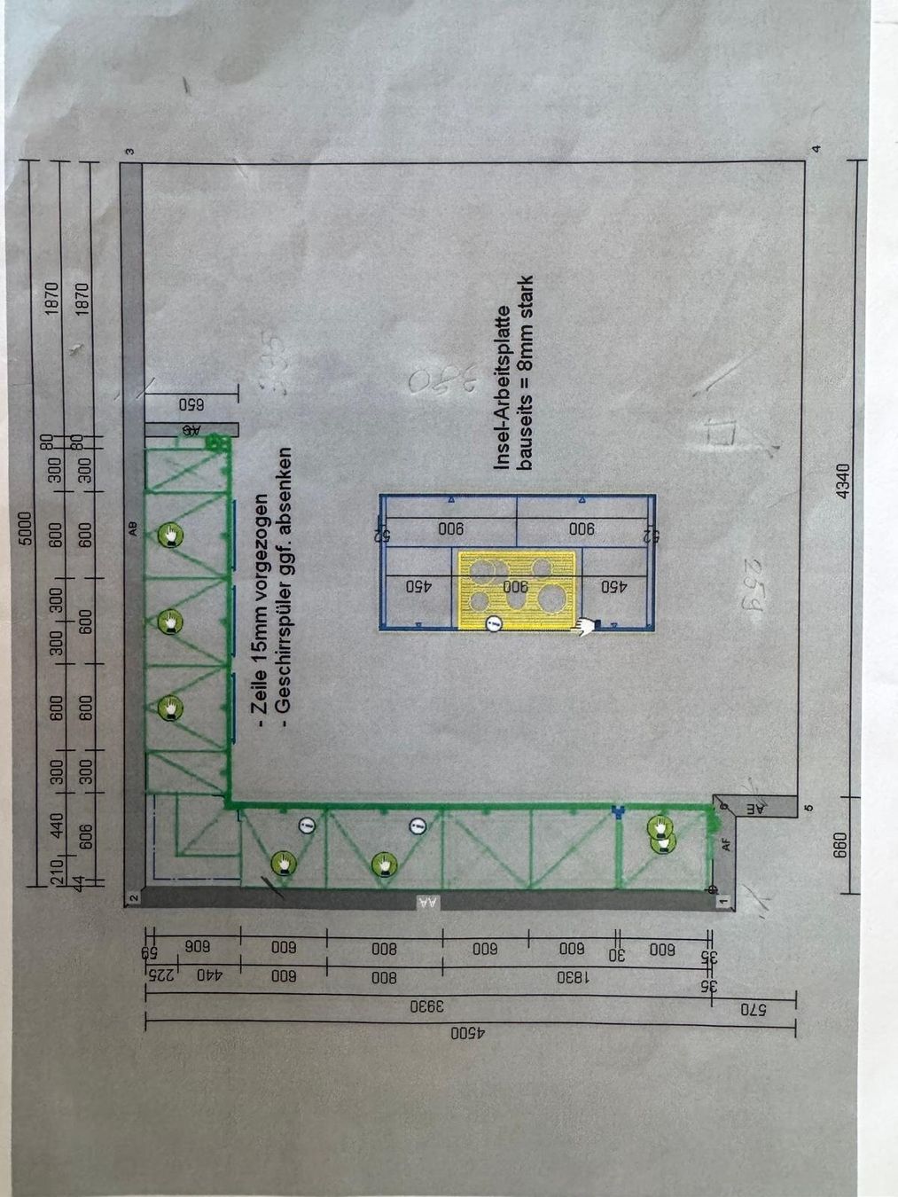 V-Zug Cucine complete: Cuisine Pfister neuve avec îlot central model d'exposition – Nuovo (secondo la descrizione) da Gimel venduto da lui_7szm 8
