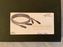 Goldkabel Executive Cinch KRYO 1.5m NEU OVP